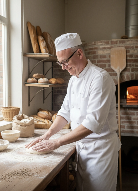 Flour-Dusted Artisan
